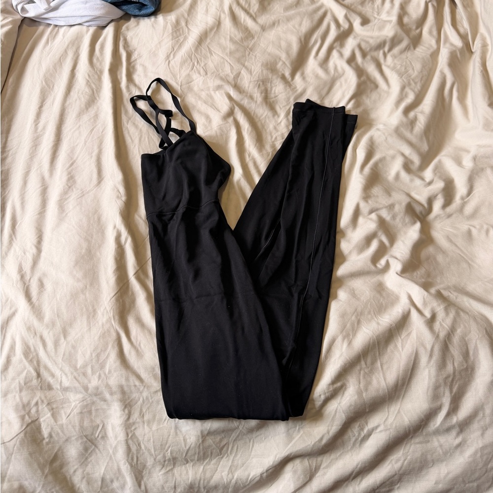 Aerie offline Black Jumpsuit